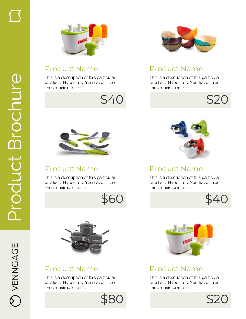 Display Product Brochure Flyer Template Product Brochure Flyer Template