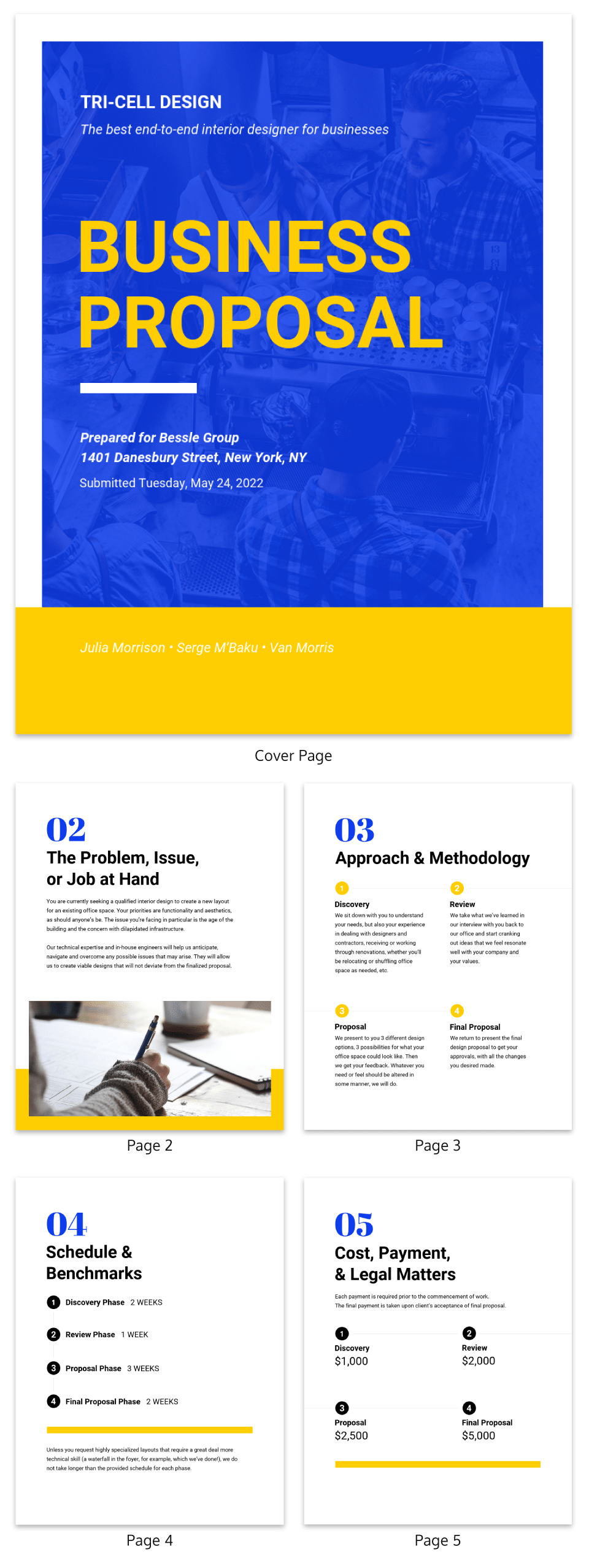 Bold Corporate Business Proposal Template