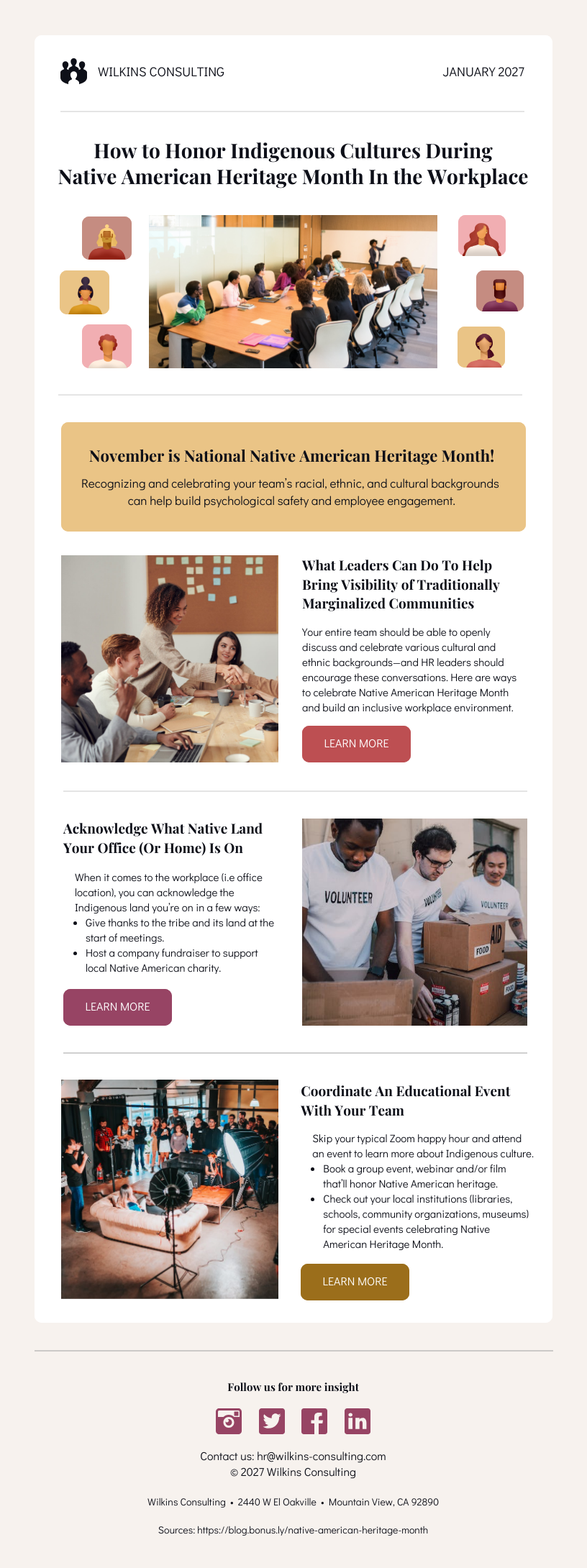 Indigenous Newsletter Template Indigenous Newsletter
