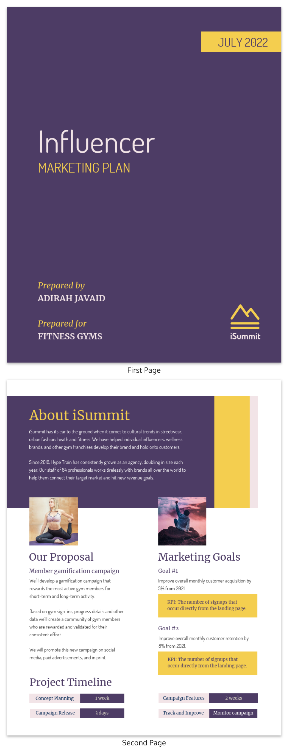 Digital Marketing Plan Template