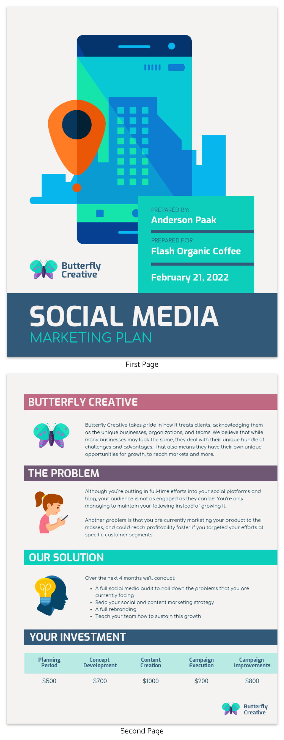 Social Media Marketing Plan Template