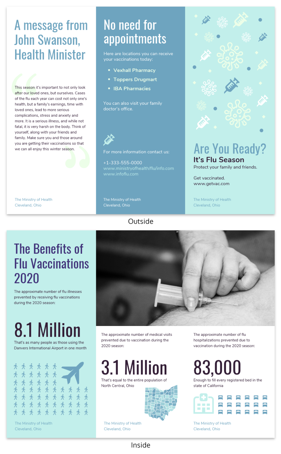 Medical Health Tri Fold Brochure Template Medical Tri Fold Brochure Template